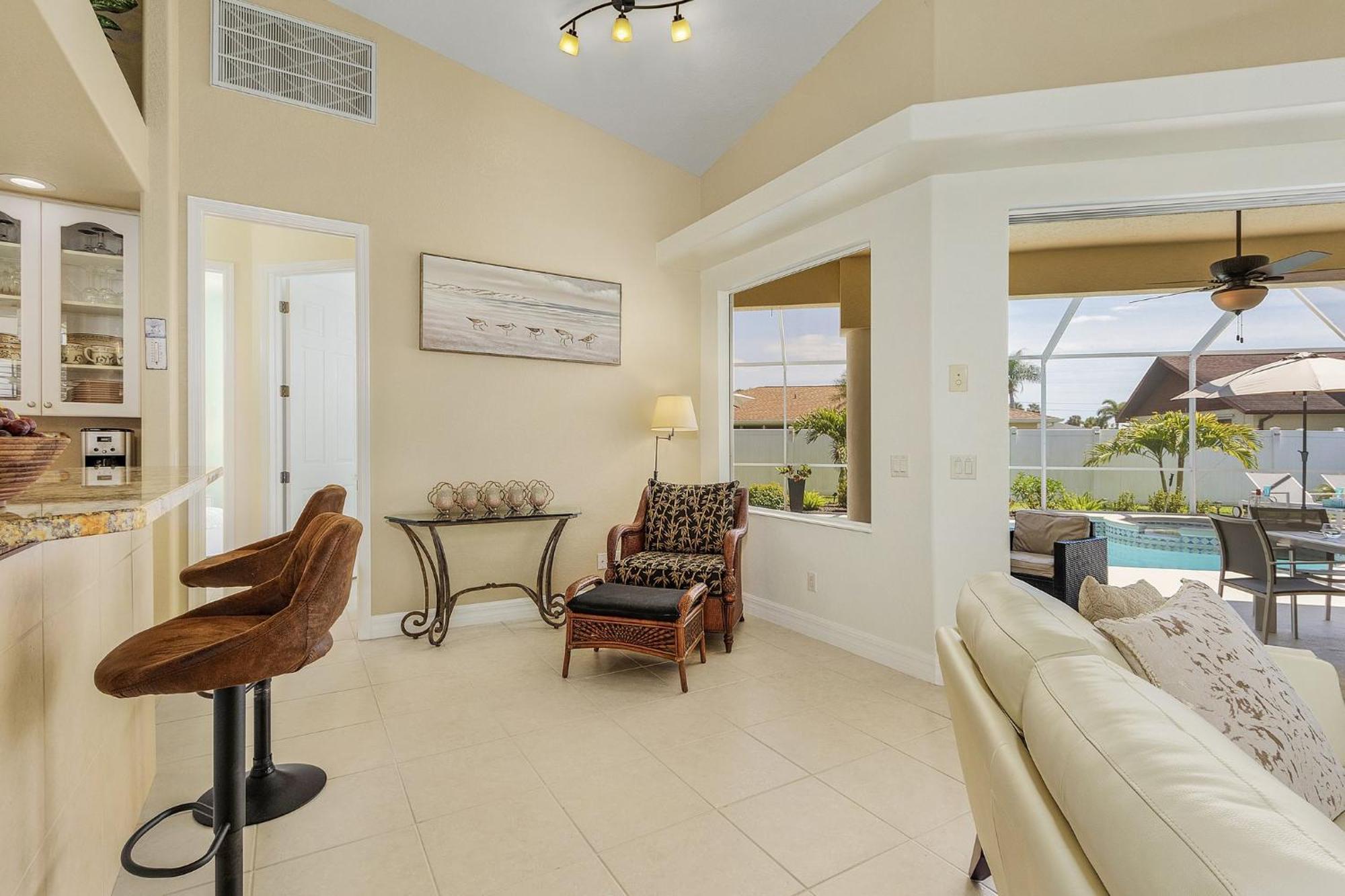 Villa-Haze, Lots Of Privacy, Solar & Electric Heated Pool And Spa كيب كورال المظهر الخارجي الصورة